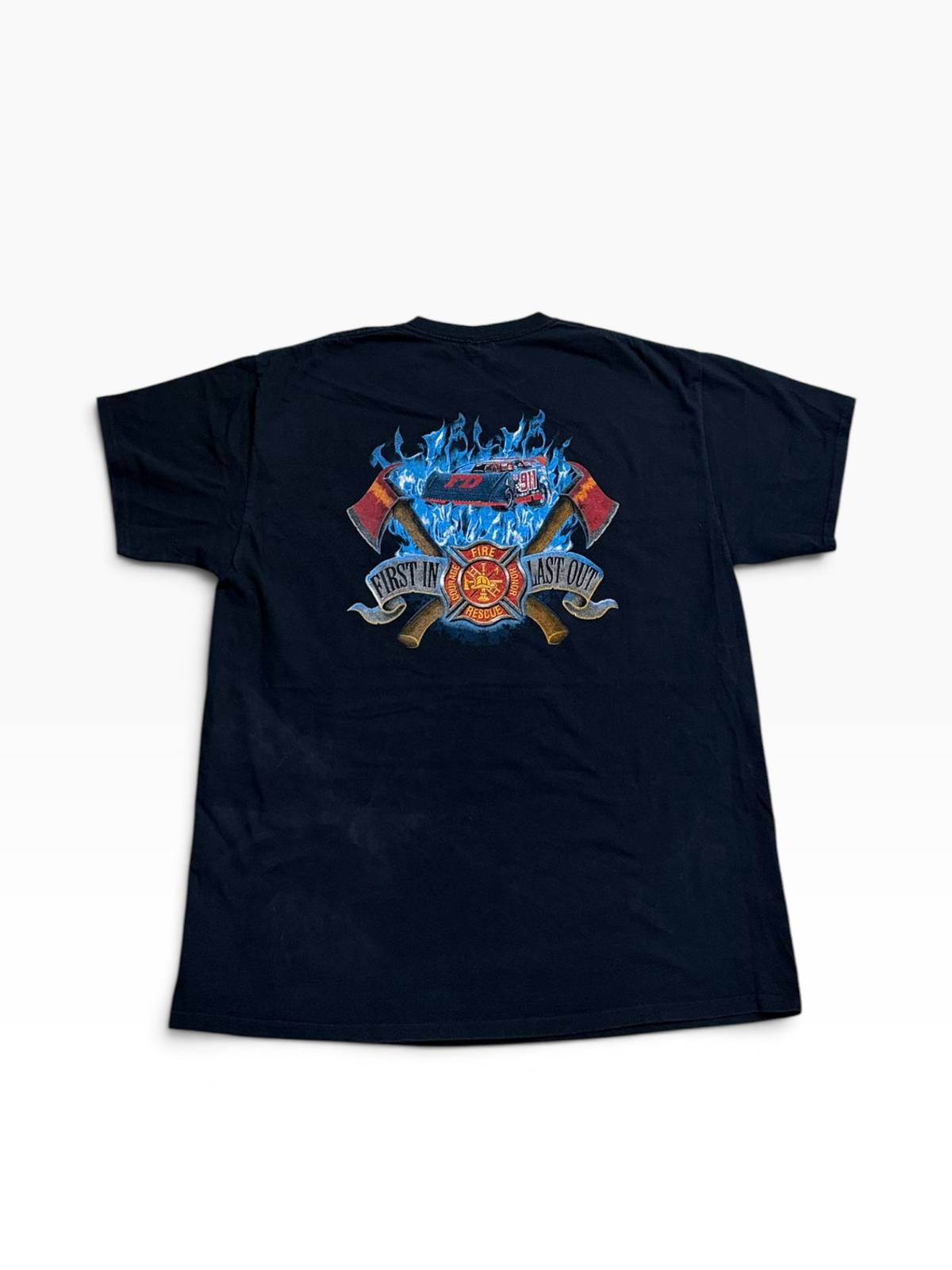 "First In Last Out" Firefighter
